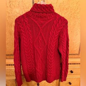 Red Chunky Sweater
